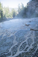 Hot Spring Water Spreading Out