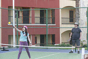 Claira Returning Ball