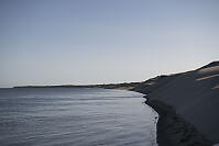 Sand Dunes Near Sunset