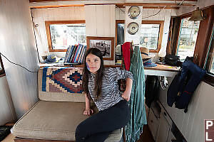 Claira In Small Boat