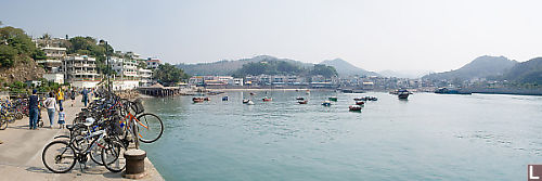 Bikes Parked On Pier