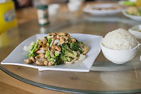 Lily Bulbs Cashews And Broccoli