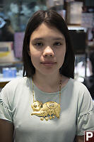 Claira With Wedding Necklace