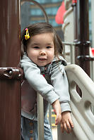 Nara Playing On Playground