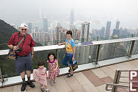 Grandparents And Grandkids At The Peak