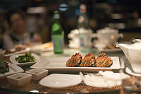 Mitten Crabs Lined Up