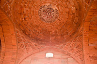 Very Red Ceiling Detail
