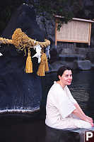 Gabi With Roped Rock