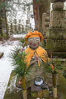 Orange Capped Statue