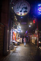 Nara Walking Past Bamboo Village