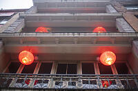 Red Lanterns Above Decks