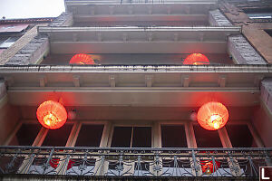 Red Lanterns Above Decks
