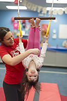 Claira Swinging Upsidedown