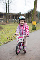 Claira Riding Down Hill