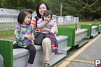 Helen Nara And Claira On Train