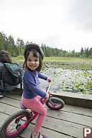 Claira Looking At Lake