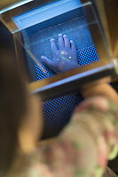 Claira Playing With UVLight