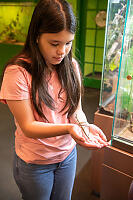 Claira With Stick Bug