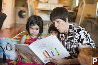 Grandma Reading The Day The Crayons Quit