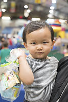 Evan With Goody Bag