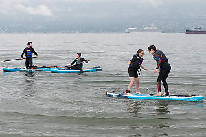 Paddleboard Rolling Competition