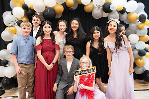 Claira With Larger Group Of Friends