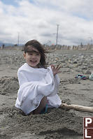 Claira Cold At The Beach