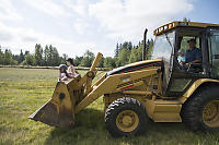 Riding In The Bucket