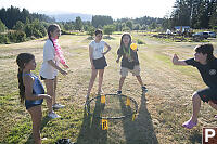 Playing Spikeball