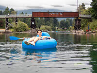 Claira At Rail Bridge