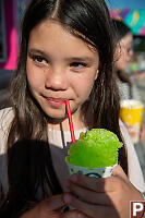 Claira With Shaved Ice