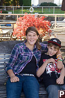 Kayla And Justin On Swing