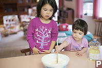 Claira Mixing Waffle Batter