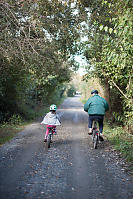 Nara And Grandpa Riding Together