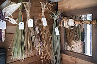 Basket Materials Hanging To Dry