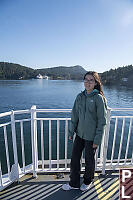 Nara Arriving At Mayne Island