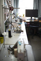 Serger Setup With White Thread