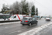 Backed Up Busses On Granville Street