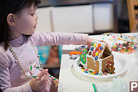 Claira Adding Candy Cane