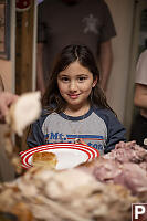 Arabella Making Up Dinner Plate