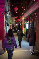 Chinese Lanterns Over Alley