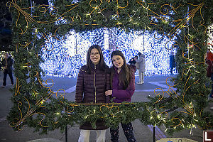 Frame With Lights Behind