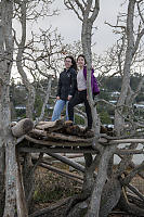 Kids Standing On Platform
