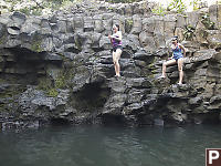 Kids Getting Ready To Jump