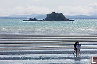 Andrea And Bob Walking Out For ASwim