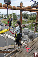 Claira Dropping Off Ledge