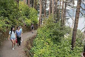 Walking Up Trail