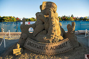 Sea Turtle Sand Scupture