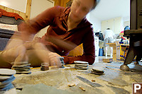 Gabi Playing With Stones