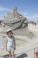 Sea Turtle Sand Sculpture